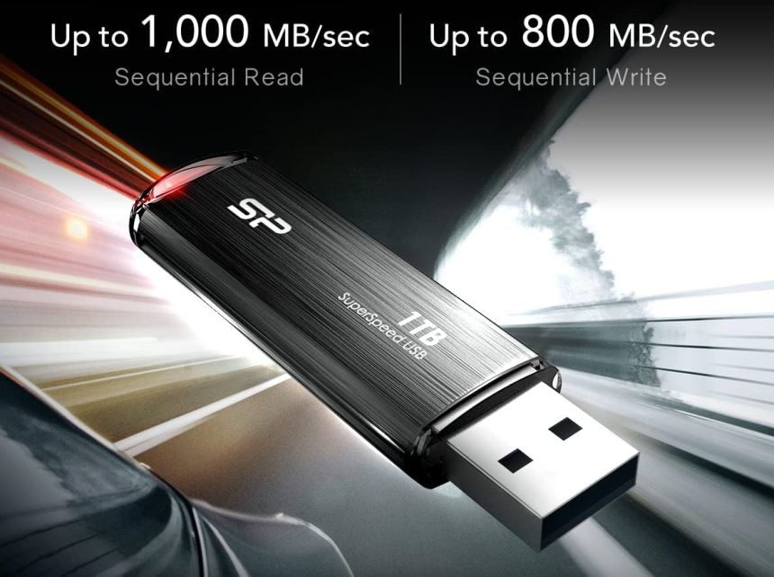 כונן USB עם מהירויות העברה של עד 1,000MBps במחיר מלהיב – 235 שקלים לנפח 1TB