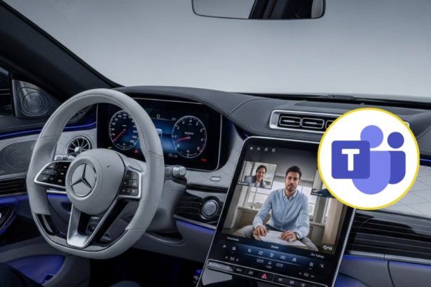 מרצדס הופכת את הרכב למשרד נייד: Microsoft Teams משתלבת ב-MBUX