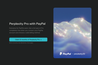 שיתוף פעולה עם PayPal מעניק בחינם שנה מלאה של מנוי פרימיום ל-Perplexity Pro עם גישה חופשית לכל מודלי ה-AI המתקדמים ולדפדפן Comet