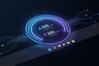 מיקרוסופט משלבת את Speed Test ישירות בממשק שורת המשימות בגרסאות החדשות של חלונות 11