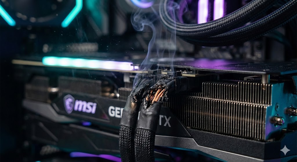 ה-RTX 4090 שוב נמס בשידור חי, והתגובה של הגיימרית שברה את הרשת