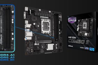 לוח האם החדש של ASRock משלב חריצי DDR4 ו-DDR5 כמענה לעלויות הזיכרון בשוק