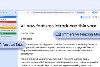 גוגל כרום סוגרת פערים: מוסיפה תצוגת טאבים אנכית ומצב קריאה משודרג