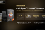 AMD: צמד מעבדי גיימינג חדשים – קאמבק ל-5800X3D ואח קטן ל-7800X3D