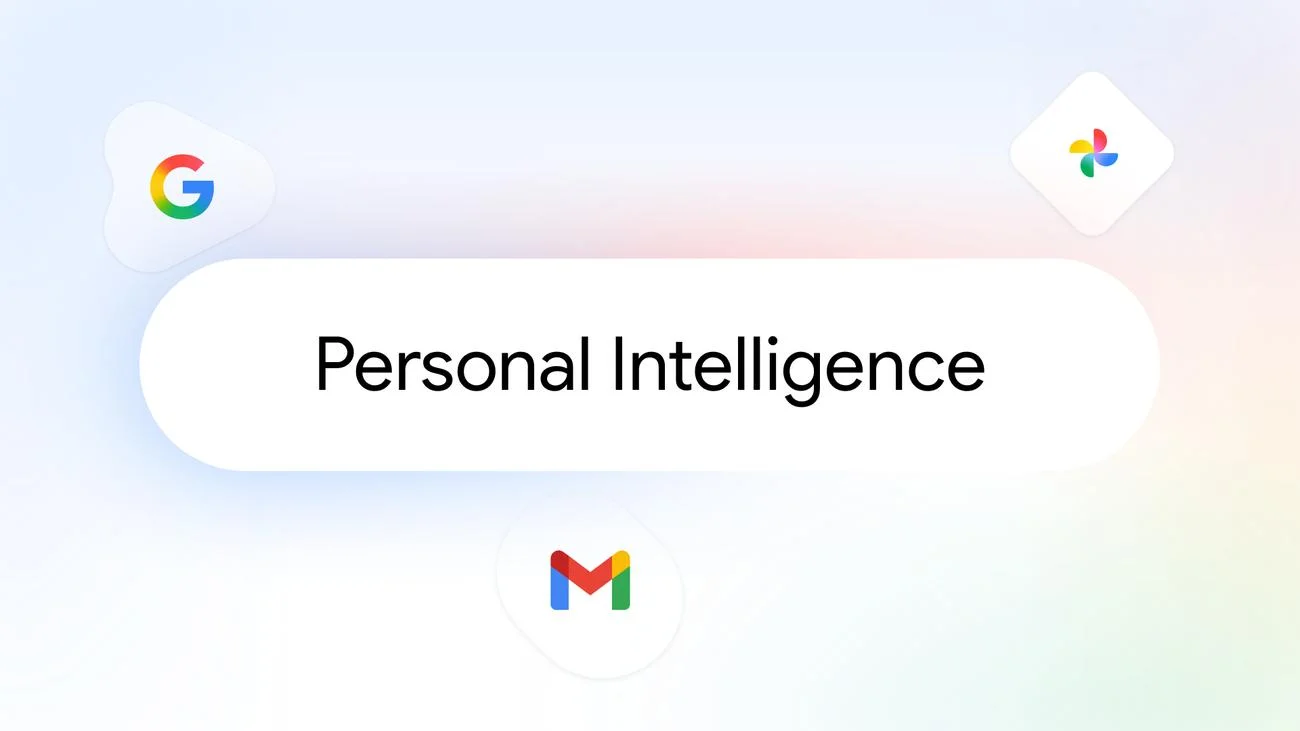 המחשה רשמית של Google לשירות Personal Intelligence המחבר בין Gmail, Google Photos ושירותי החיפוש
