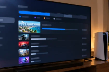 מסך ניהול האחסון של קונסולת PlayStation 5 המציג משחק שתופס כמעט שליש מנפח הכונן