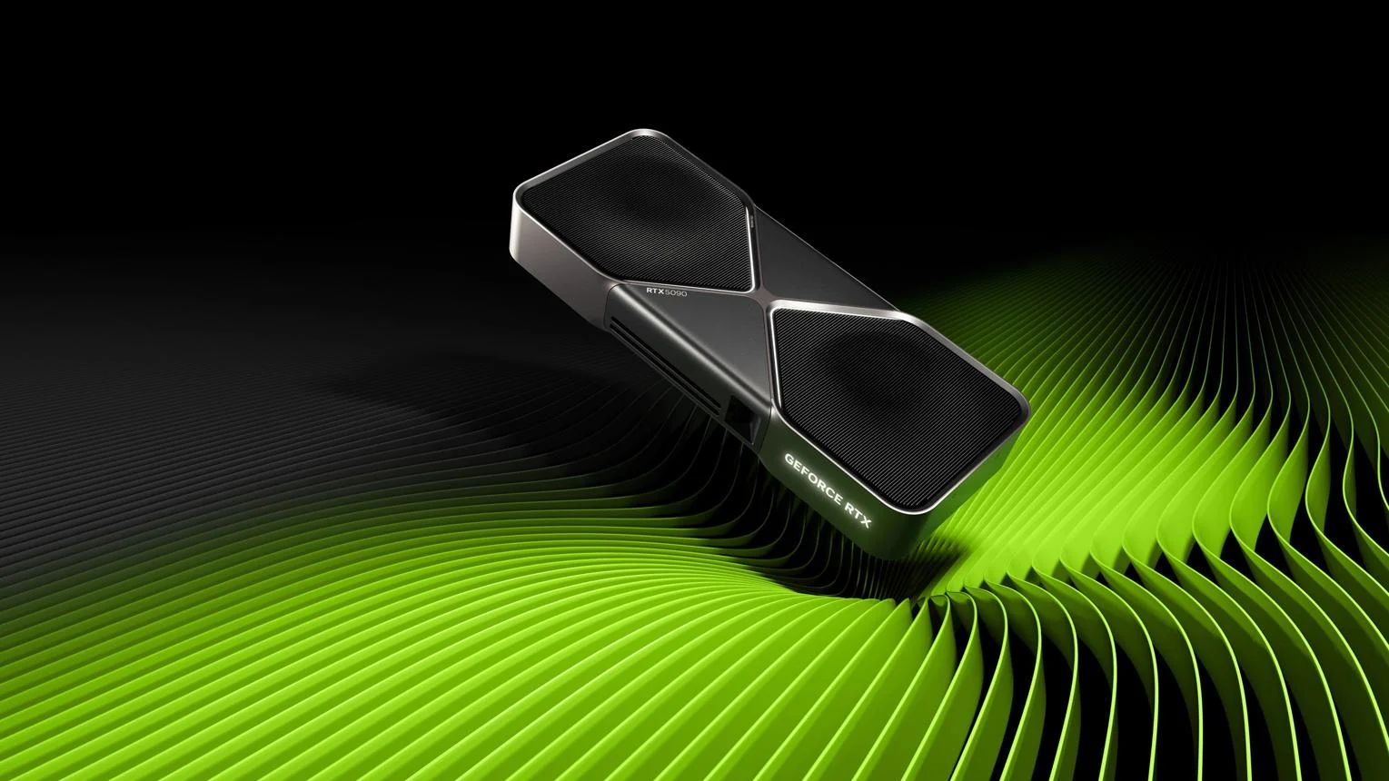 כרטיס המסך NVIDIA GeForce RTX 5090 Founders Edition בתמונת מוצר רשמית