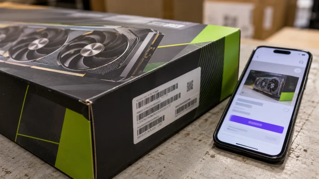 אחד הכרטיסים ממשלוח ה-RTX 5090 שנעלם - הופיע באינטרנט