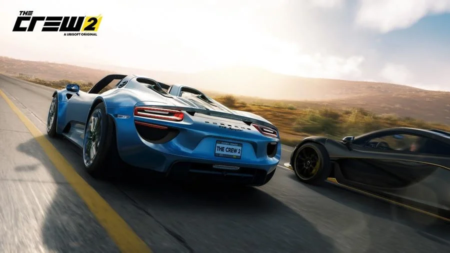 מכונית ספורט מתוך משחק המרוצים The Crew 2 של Ubisoft